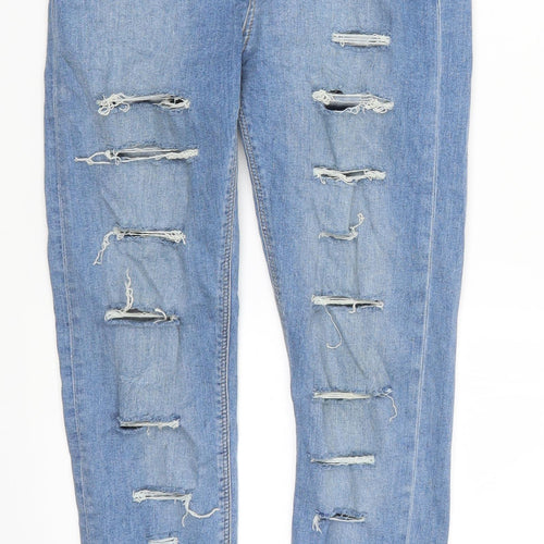 Topshop Womens Blue  Denim Skinny Jeans Size 28 in L27 in