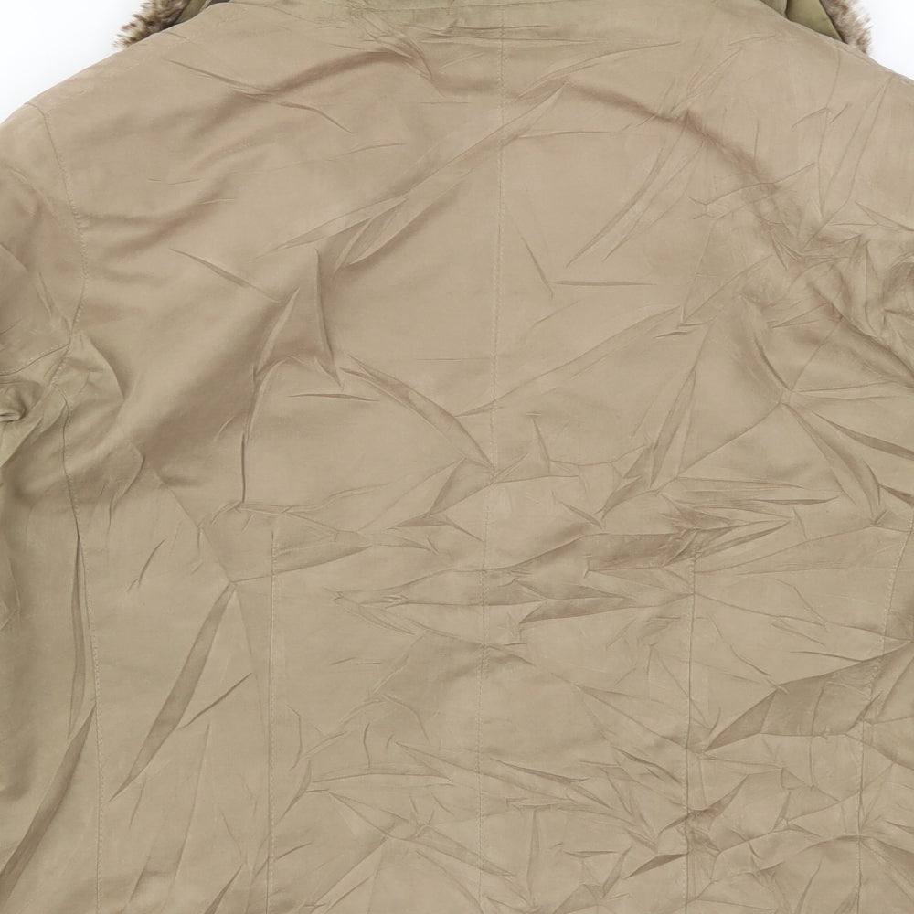Klass Womens Beige   Jacket Coat Size S