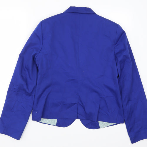 Peacocks Womens Blue   Jacket Suit Jacket Size 12