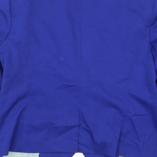 Peacocks Womens Blue   Jacket Suit Jacket Size 12