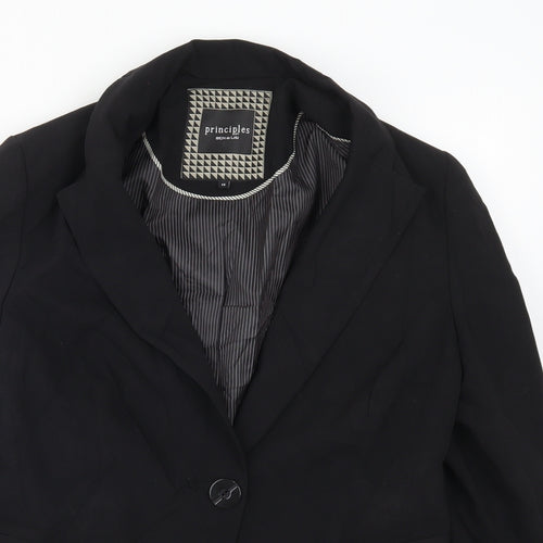Principles Womens Black   Jacket Suit Jacket Size 12