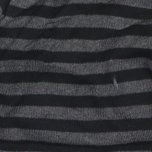 Gap Boys Grey Striped  Cardigan Jumper Size 6-9 Months