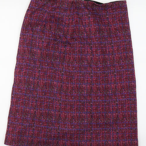 Preworn Womens Purple   A-Line Skirt Size 18