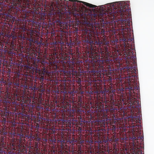 Preworn Womens Purple   A-Line Skirt Size 18