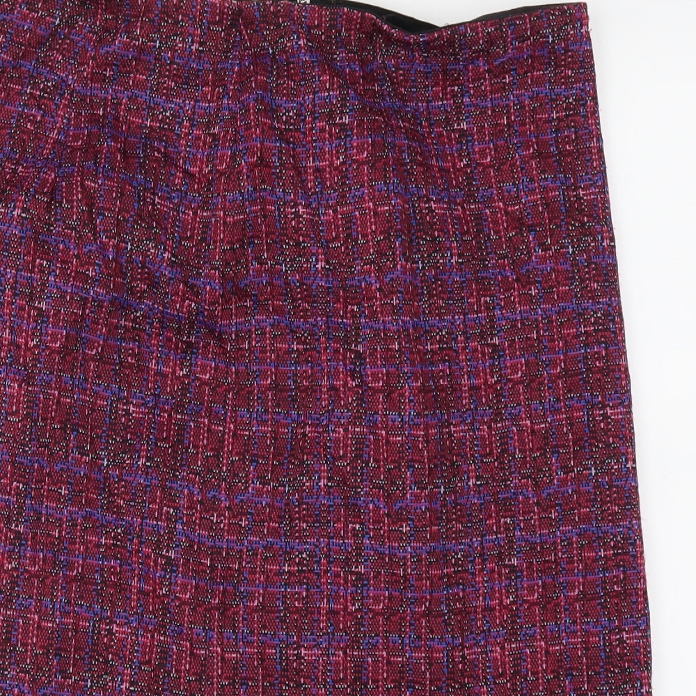 Preworn Womens Purple   A-Line Skirt Size 18