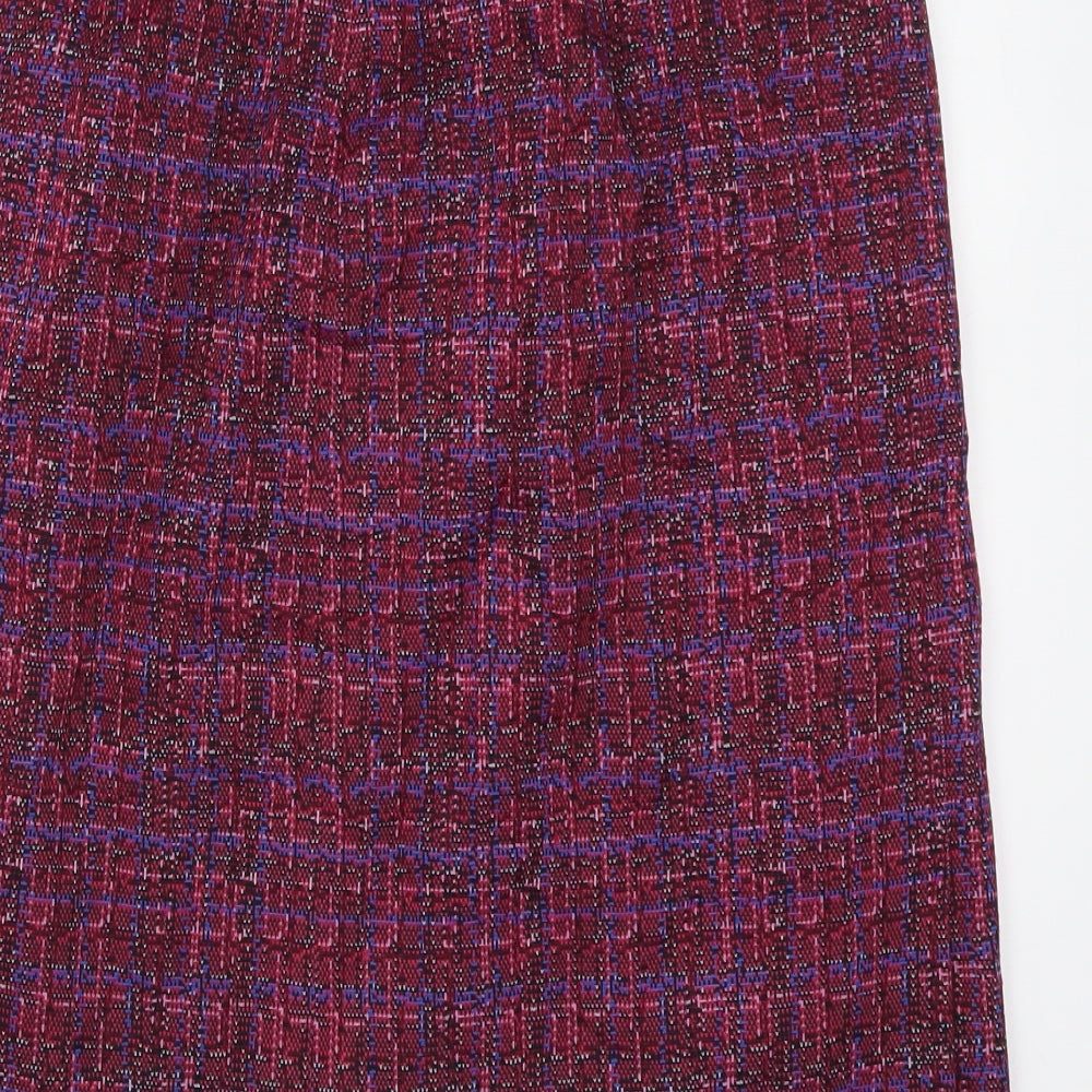 Preworn Womens Purple   A-Line Skirt Size 18