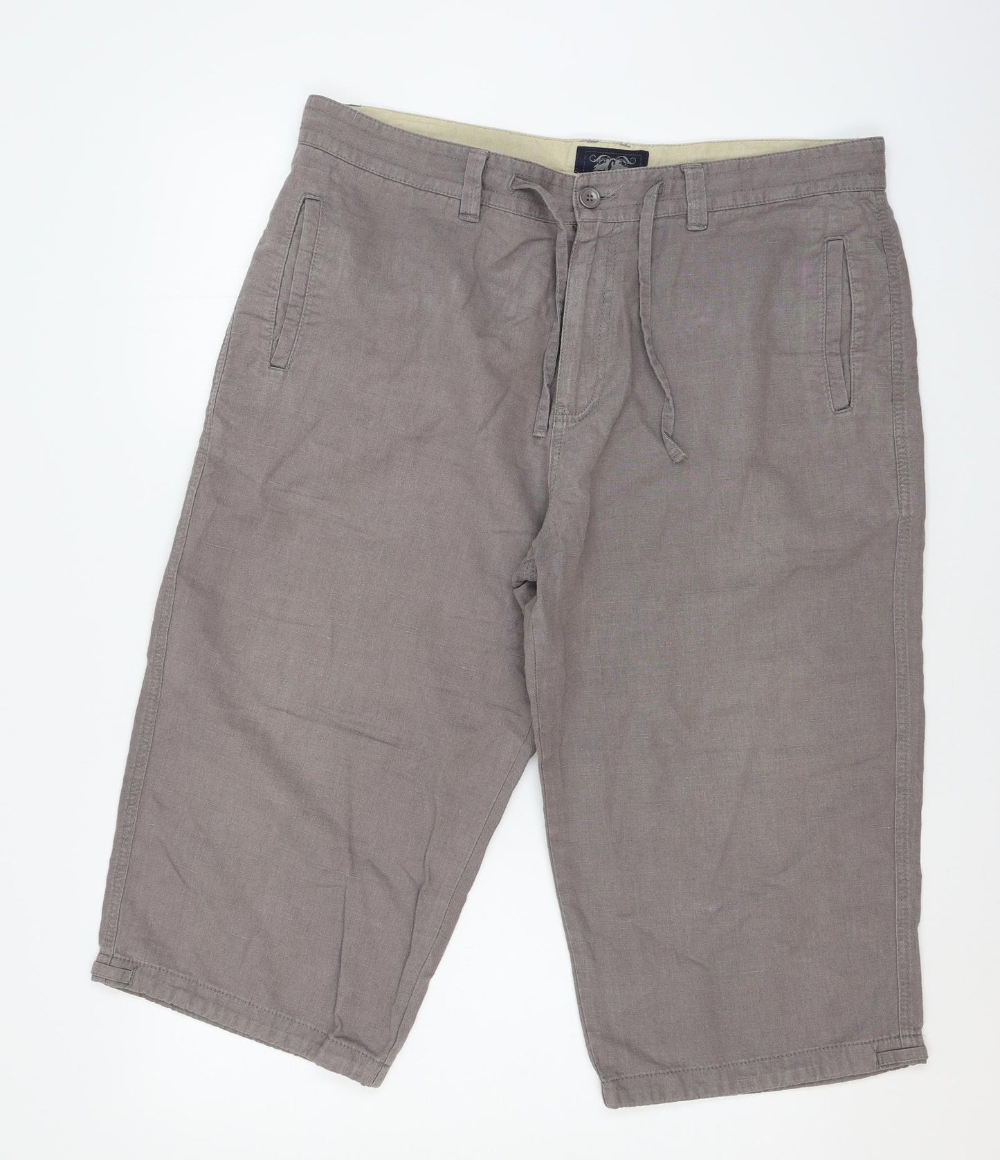 Cherokee Mens Grey   Cropped Trousers Size 38 in L20 in