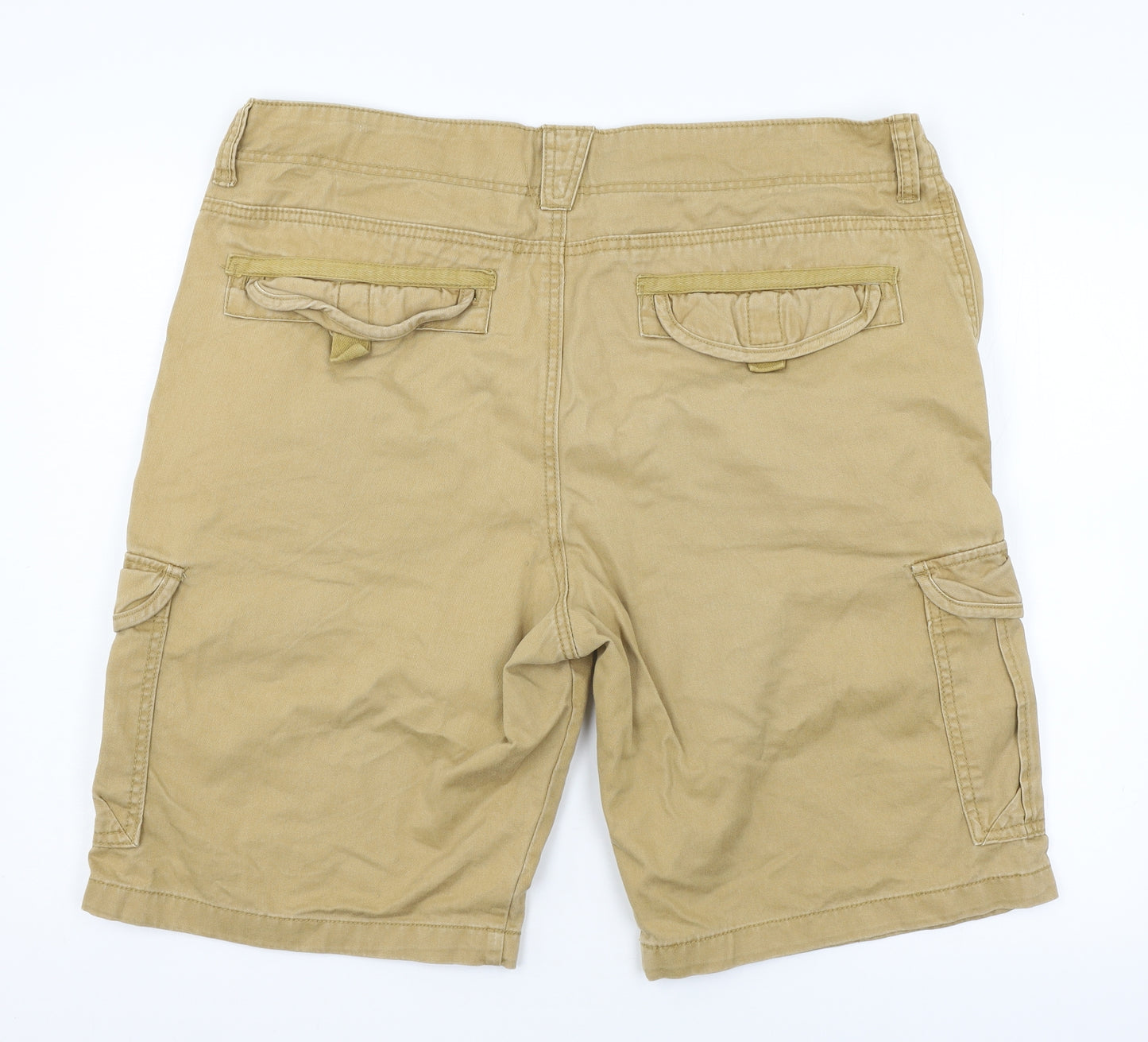 Union Blues Mens Beige   Bermuda Shorts Size 38 in