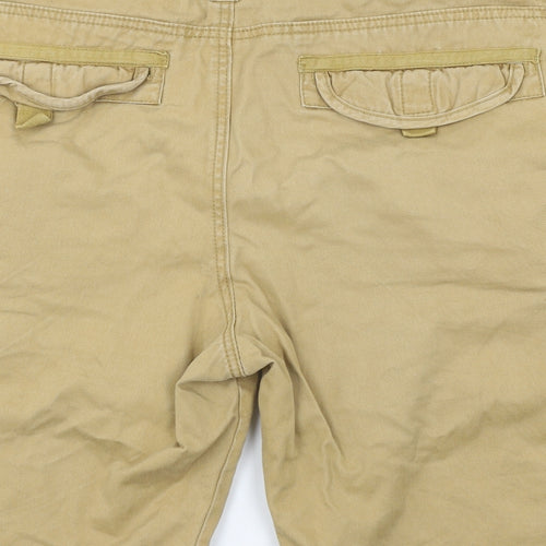 Union Blues Mens Beige   Bermuda Shorts Size 38 in