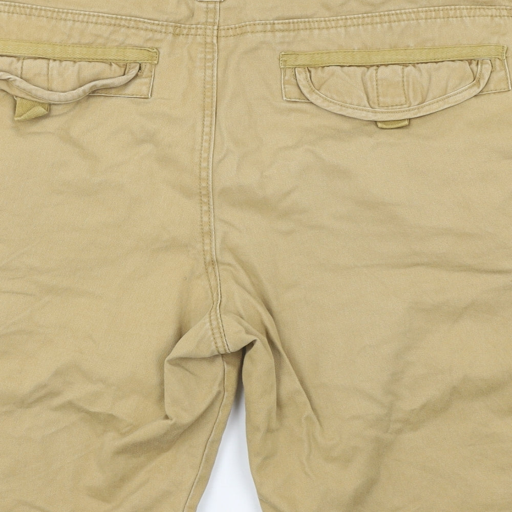 Union Blues Mens Beige   Bermuda Shorts Size 38 in