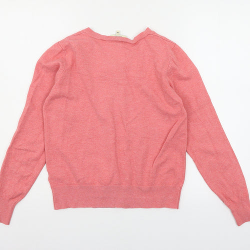 Papaya Womens Pink  Knit Cardigan Jumper Size 14