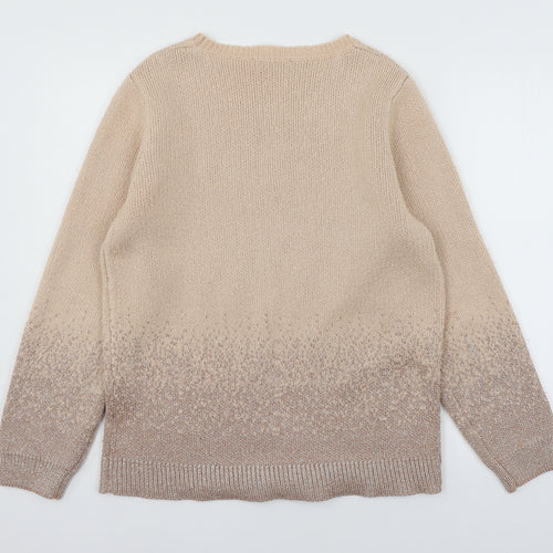 Oasis Womens Pink  Knit Pullover Jumper Size M