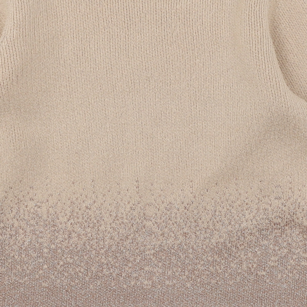 Oasis Womens Pink  Knit Pullover Jumper Size M