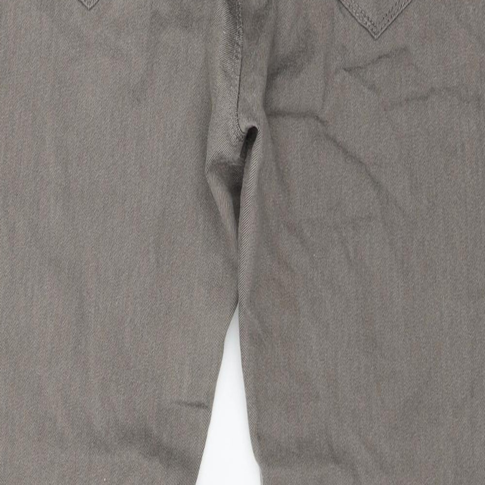 Dorothy Perkins Womens Grey  Denim Jegging Jeans Size 12 L27 in