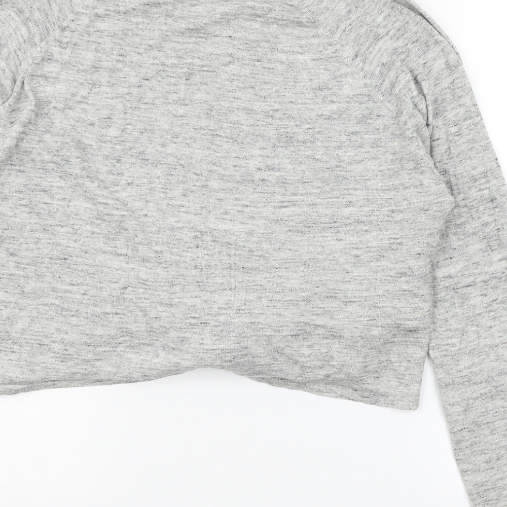 ASOS Womens Grey  Knit Pullover Jumper Size 18  - Knot detail