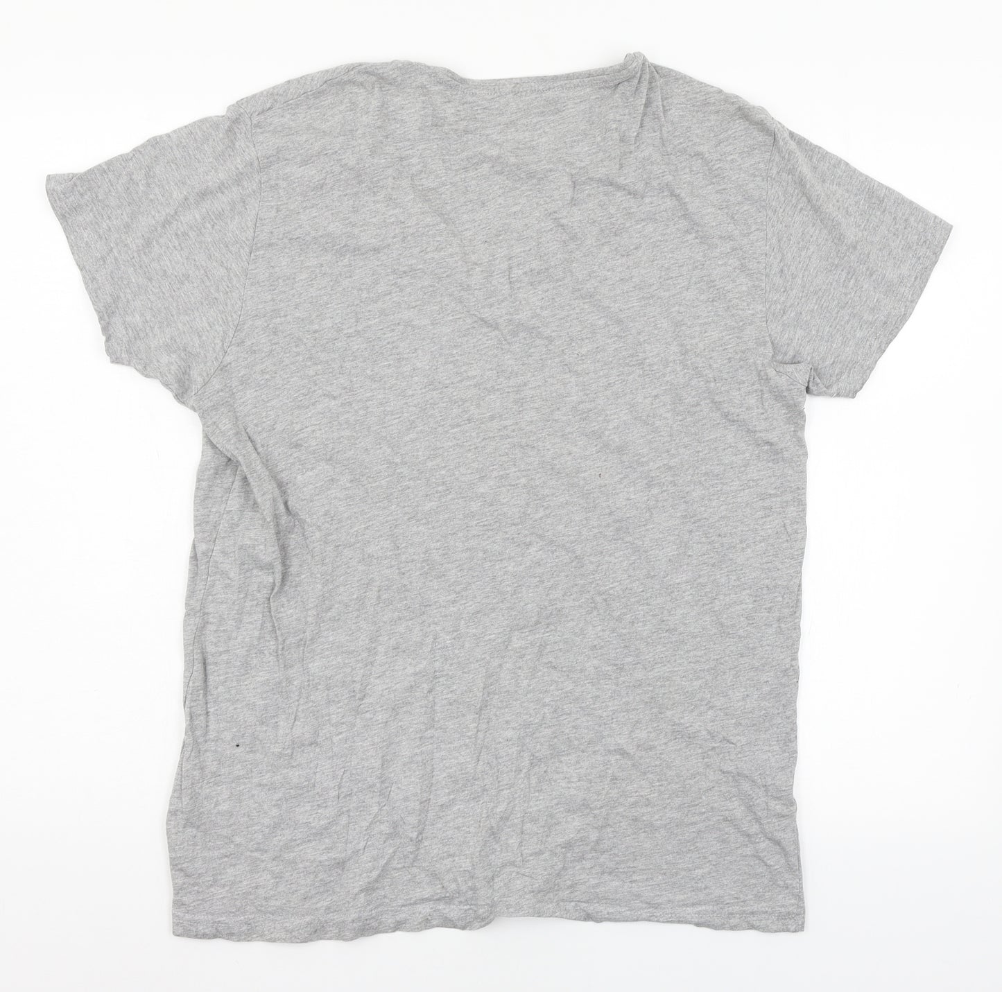 Primakr Mens Grey  Jersey  T-Shirt Size L