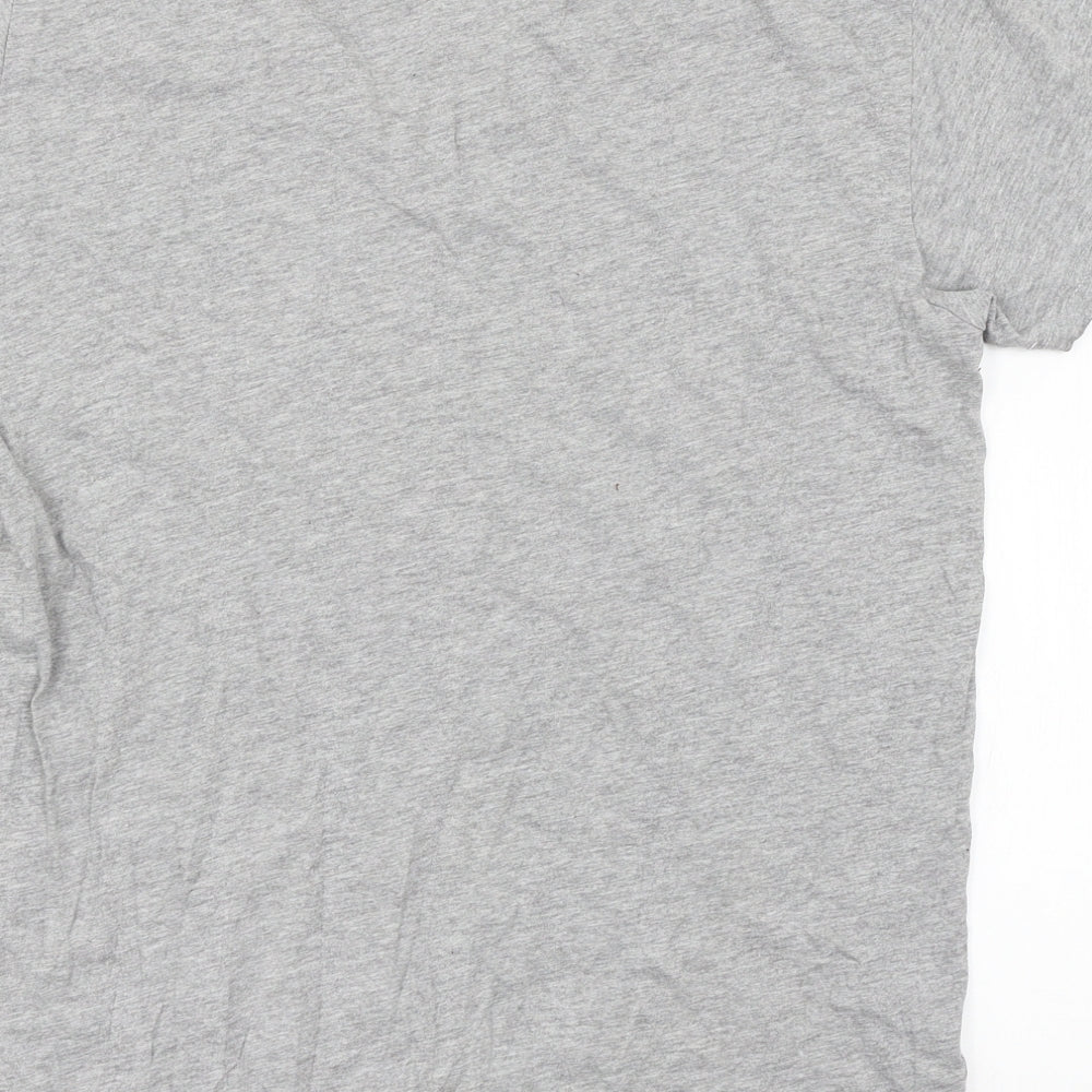 Primakr Mens Grey  Jersey  T-Shirt Size L