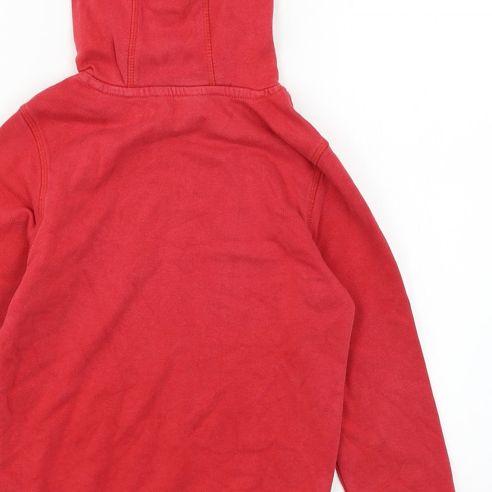 George Boys Red  Jersey Pullover Hoodie Size 6-7 Years  - Atlantic