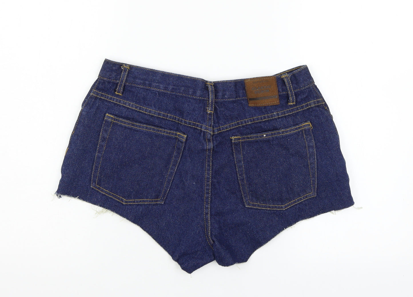 Jeans & co Womens Blue  Denim Hot Pants Shorts Size 12