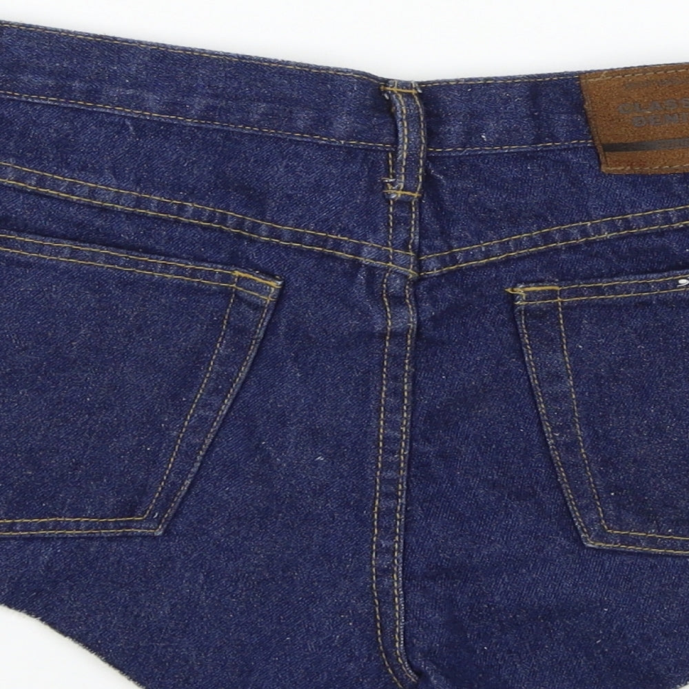 Jeans & co Womens Blue  Denim Hot Pants Shorts Size 12