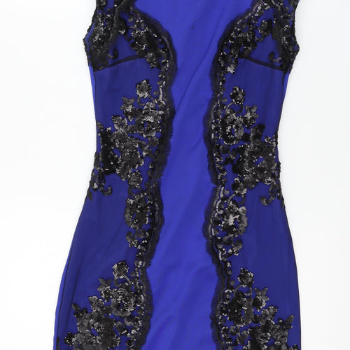 Little Mistress Womens Blue   Bodycon  Size 8