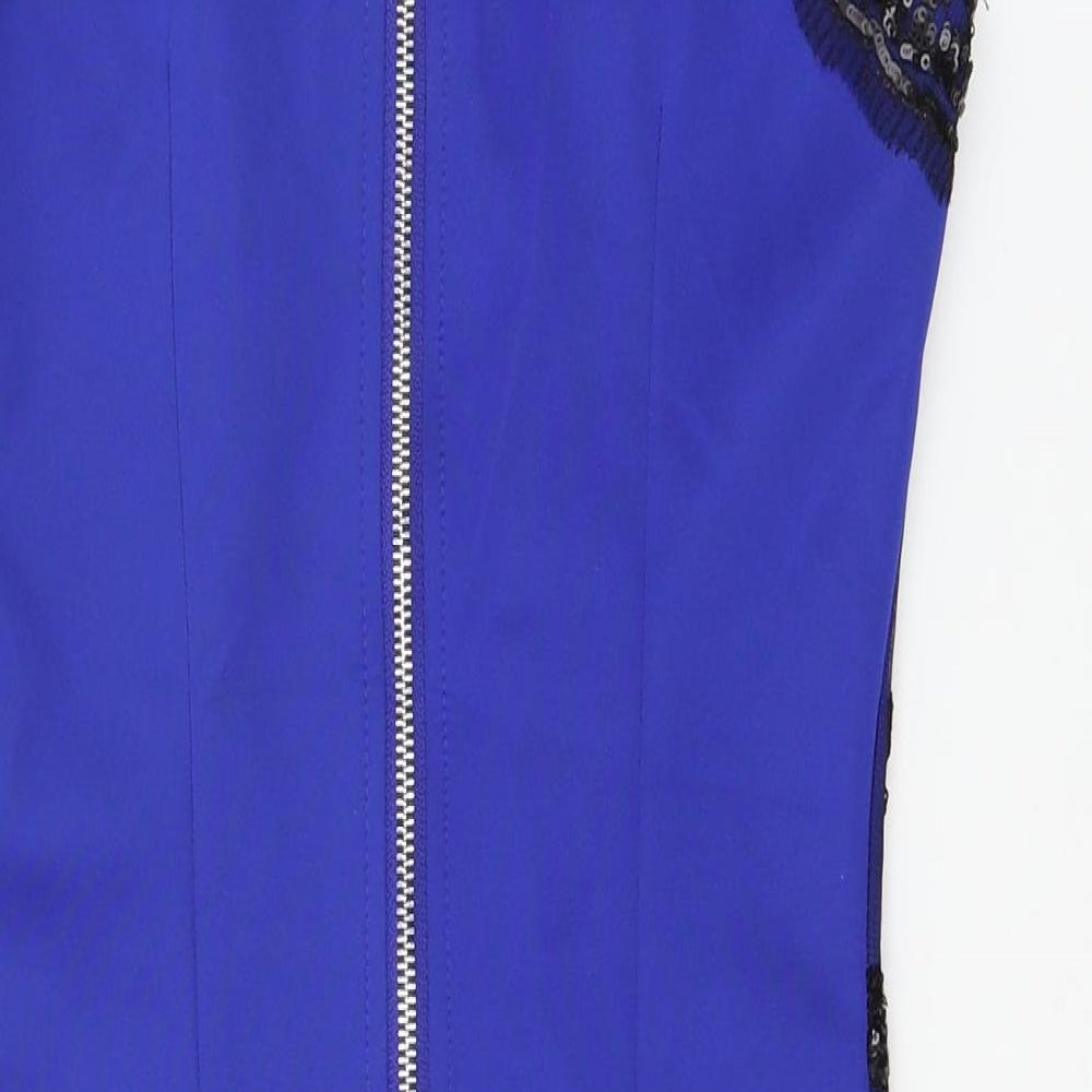 Little Mistress Womens Blue   Bodycon  Size 8