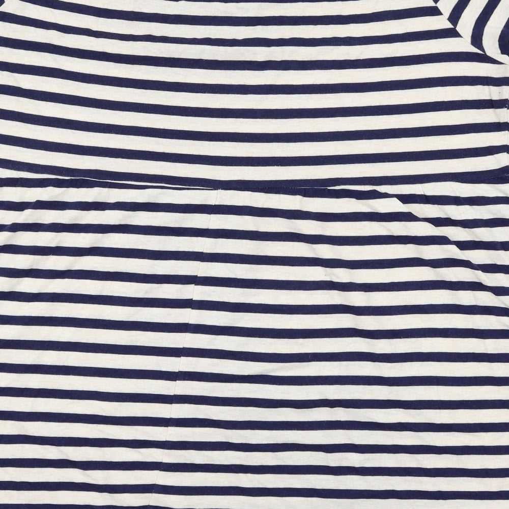 Atmosphere Womens Ivory Striped Jersey Skater Dress  Size 18