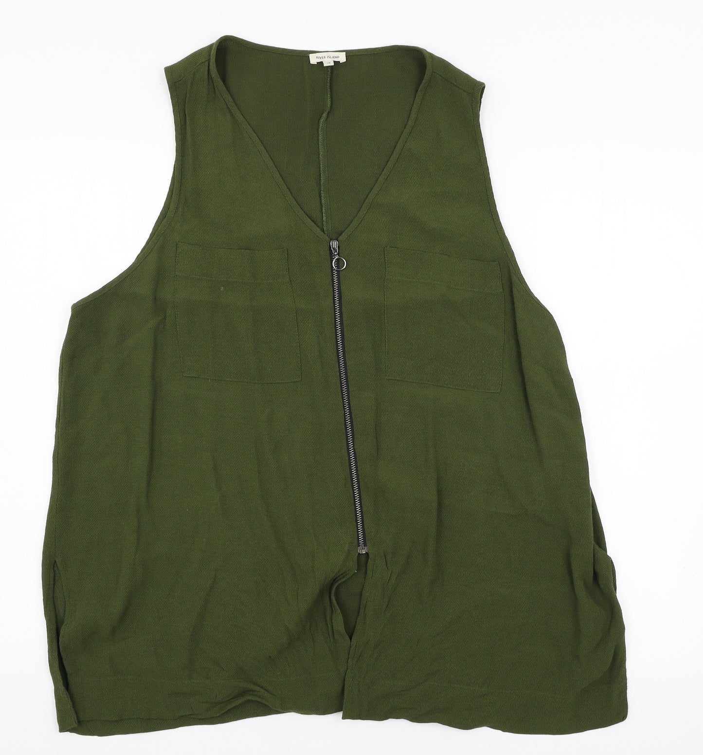 River Island Womens Green   Basic Blouse Size 18