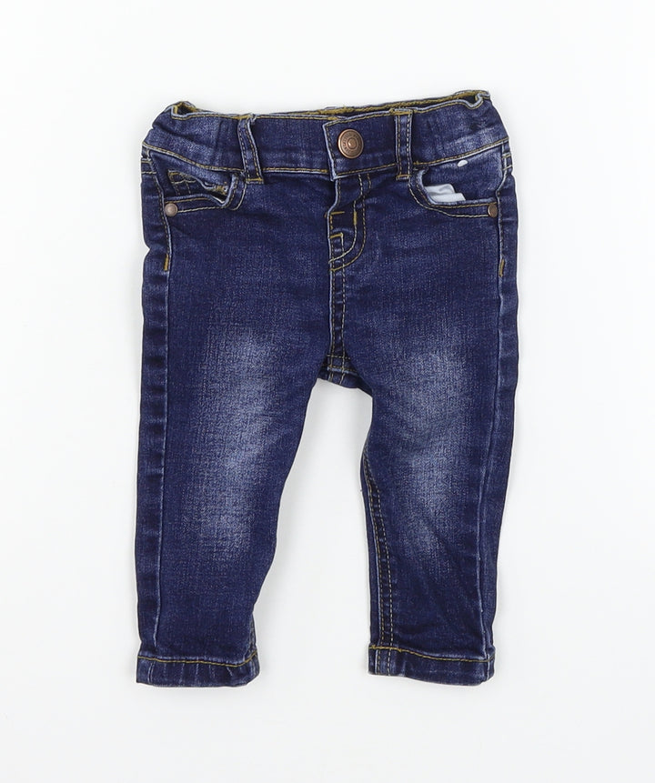 Denim & Co. Baby Blue  Denim Pedal Pusher Jeans Size 3-6 Months