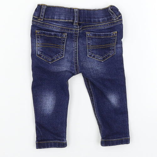 Denim & Co. Baby Blue  Denim Pedal Pusher Jeans Size 3-6 Months
