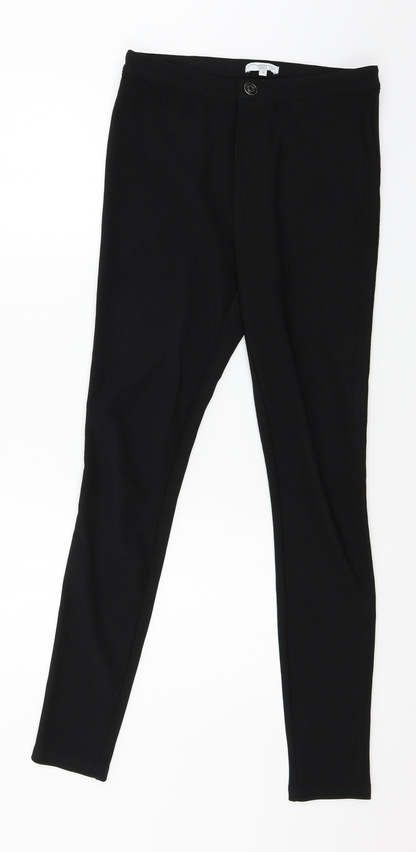 New Look Womens Black   Trousers  Size 12 L29 in