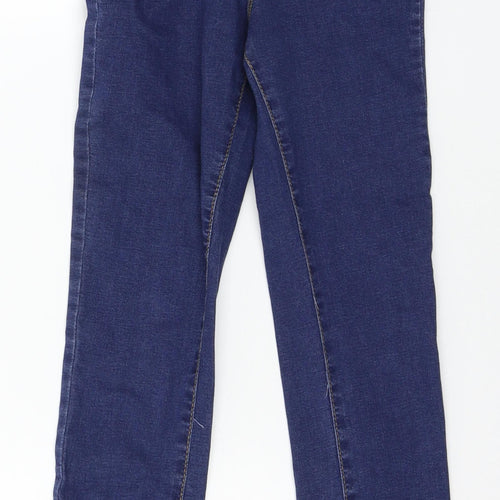 Denim & Co. Womens Blue  Denim Skinny Jeans Size 4 L26 in