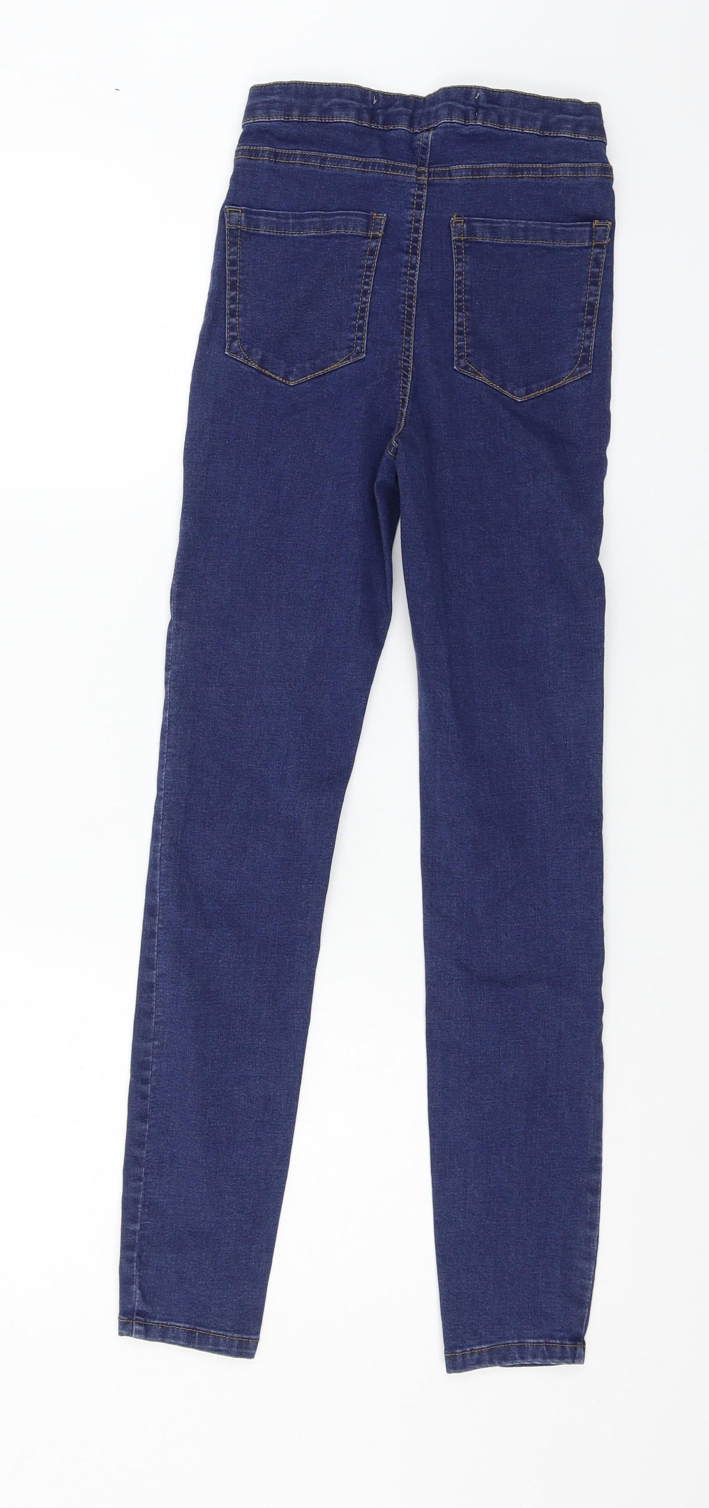 Denim & Co. Womens Blue  Denim Skinny Jeans Size 4 L26 in