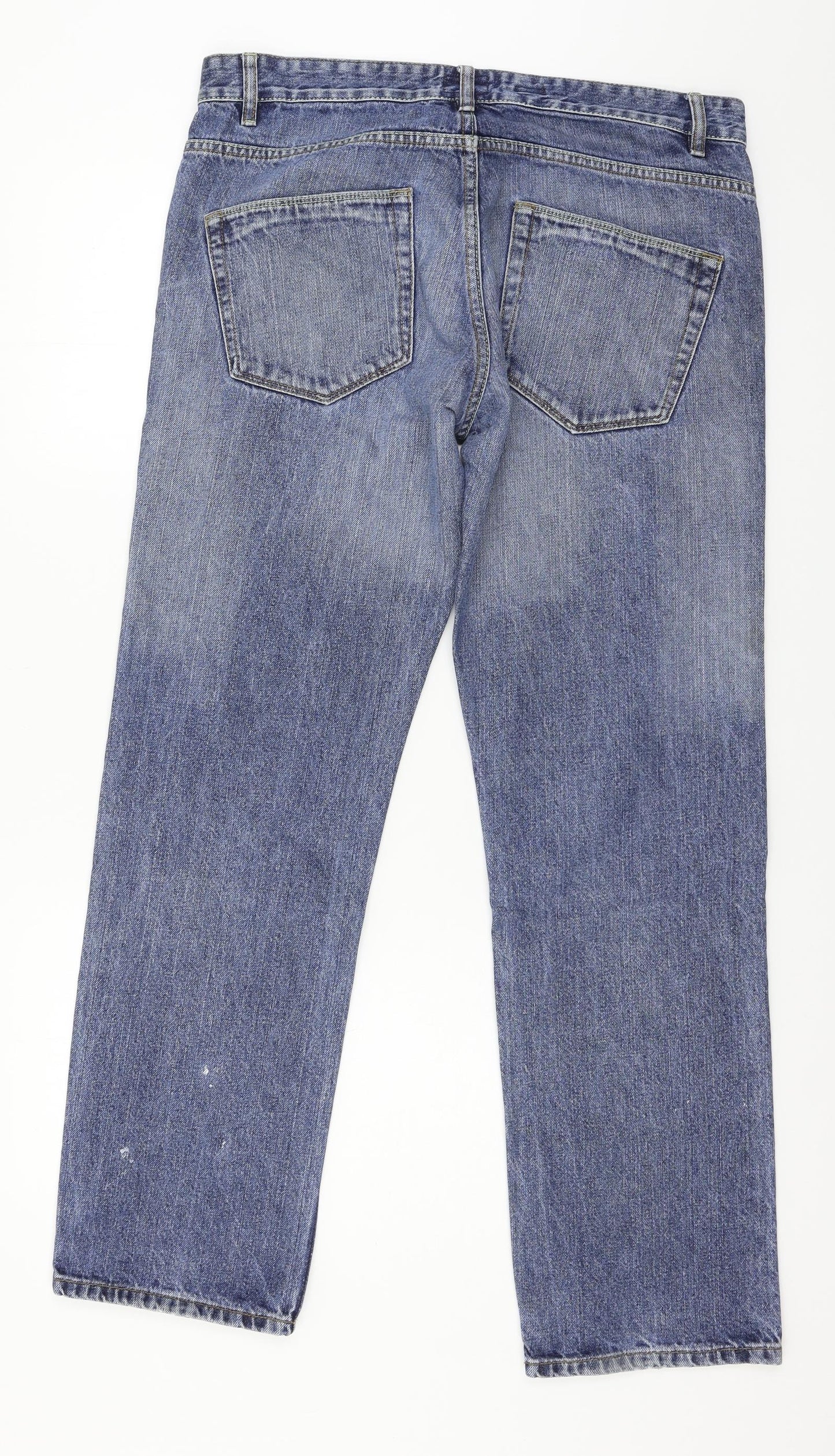 Matalan Mens Blue  Denim Straight Jeans Size 34 in L30 in