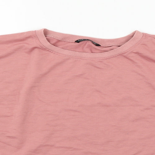 SheIn Womens Pink  Jersey Pullover Sweatshirt Size L