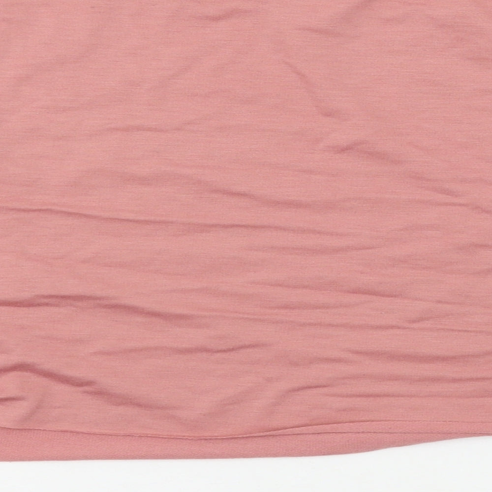 SheIn Womens Pink  Jersey Pullover Sweatshirt Size L