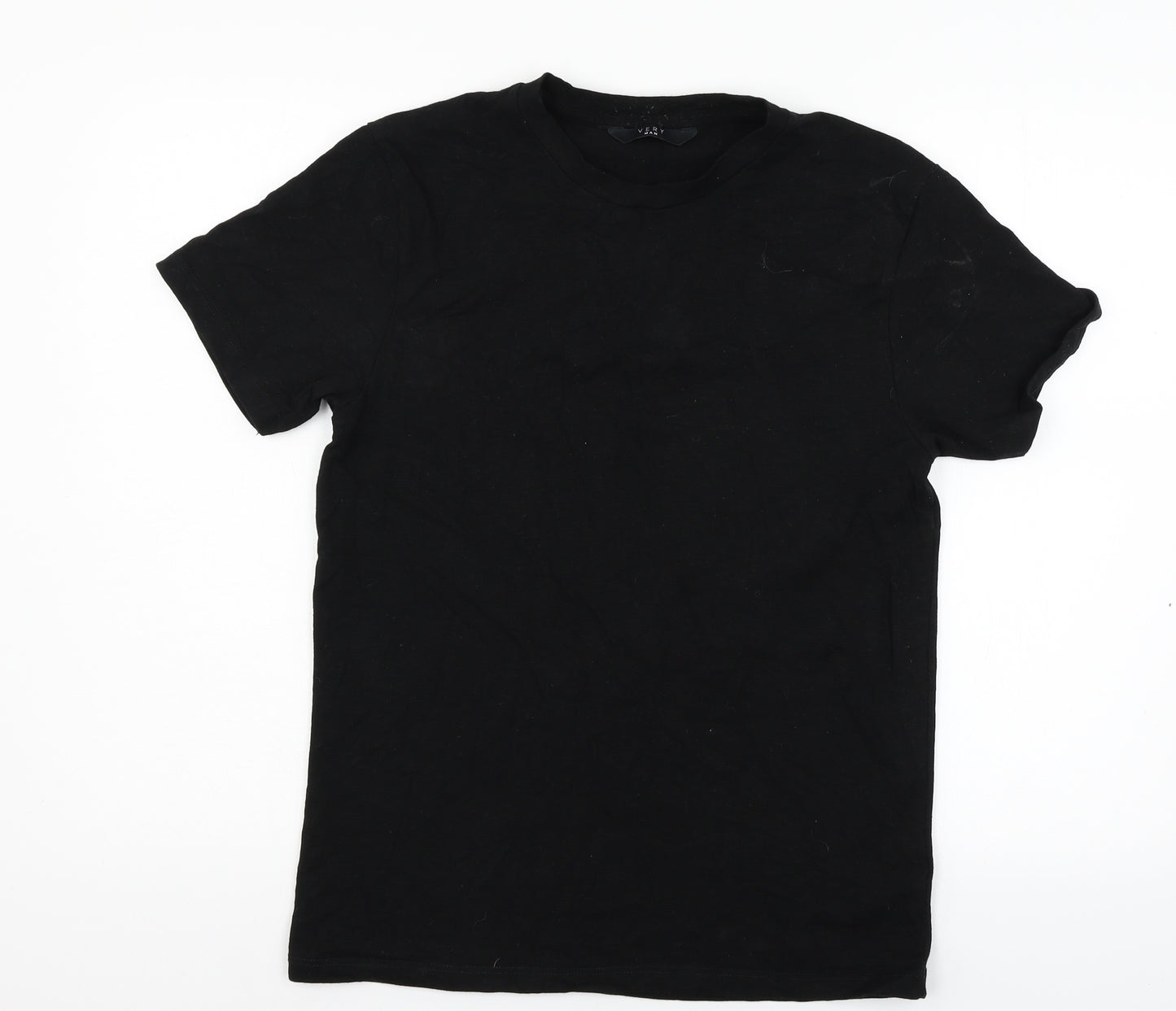 Very Mens Black  Jersey  T-Shirt Size L