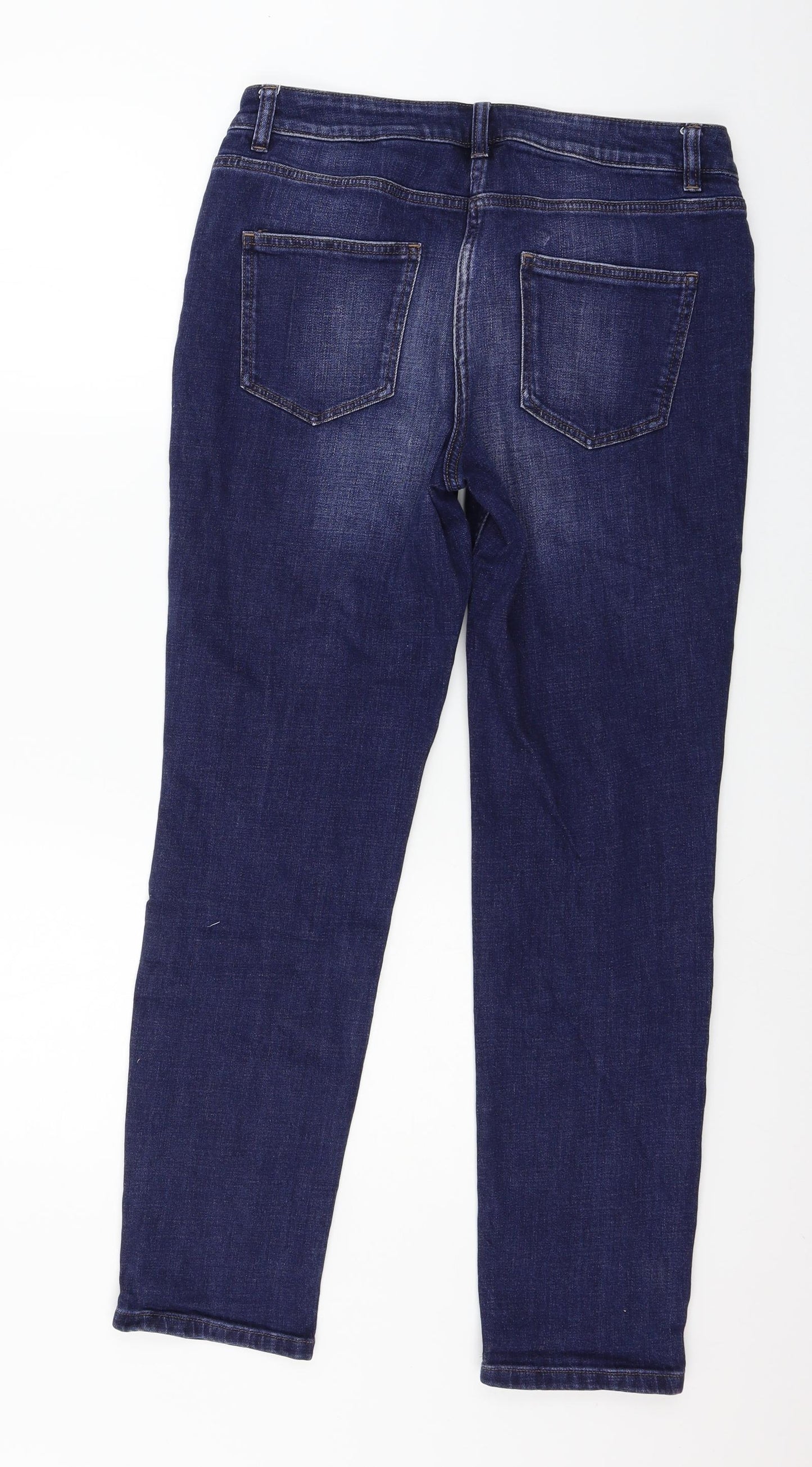 NEXT Womens Blue  Denim Skinny Jeans Size 12 L29 in