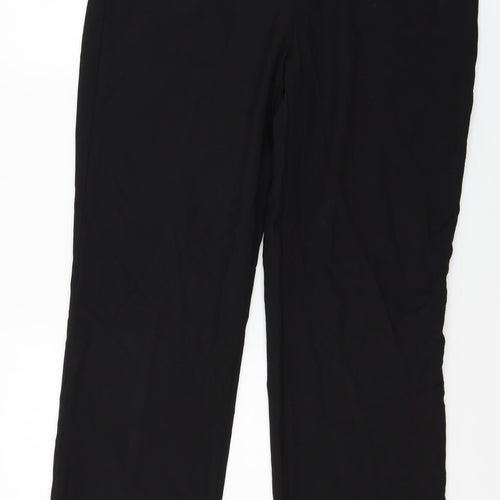 Marks and Spencer Womens Black   Trousers  Size 14 L29 in