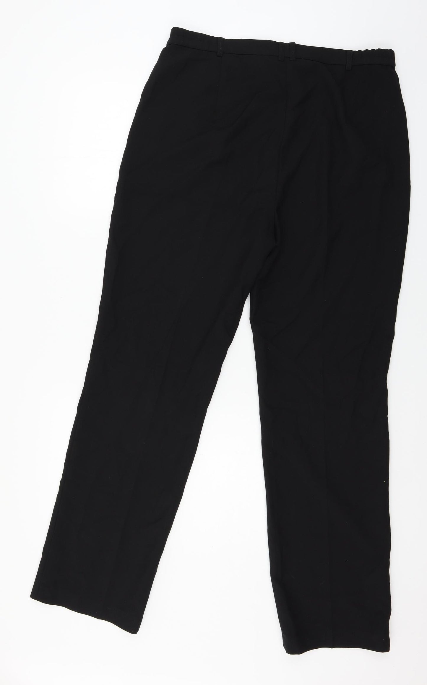 Marks and Spencer Womens Black   Trousers  Size 14 L29 in