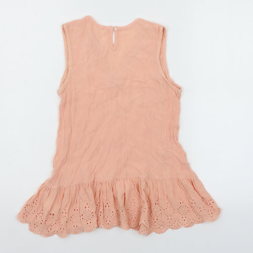 Beautees Womens Orange   Basic Blouse Size L