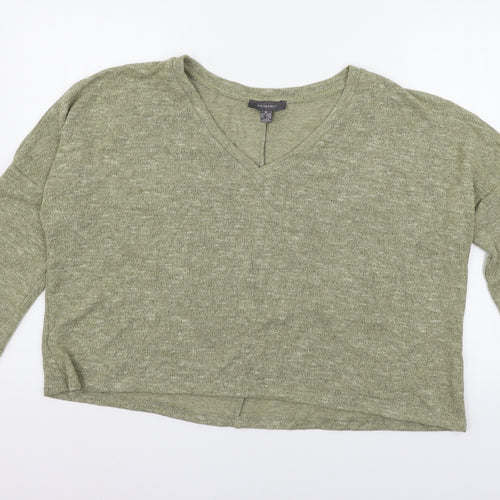 Primark Womens Green  Knit Pullover Jumper Size 12