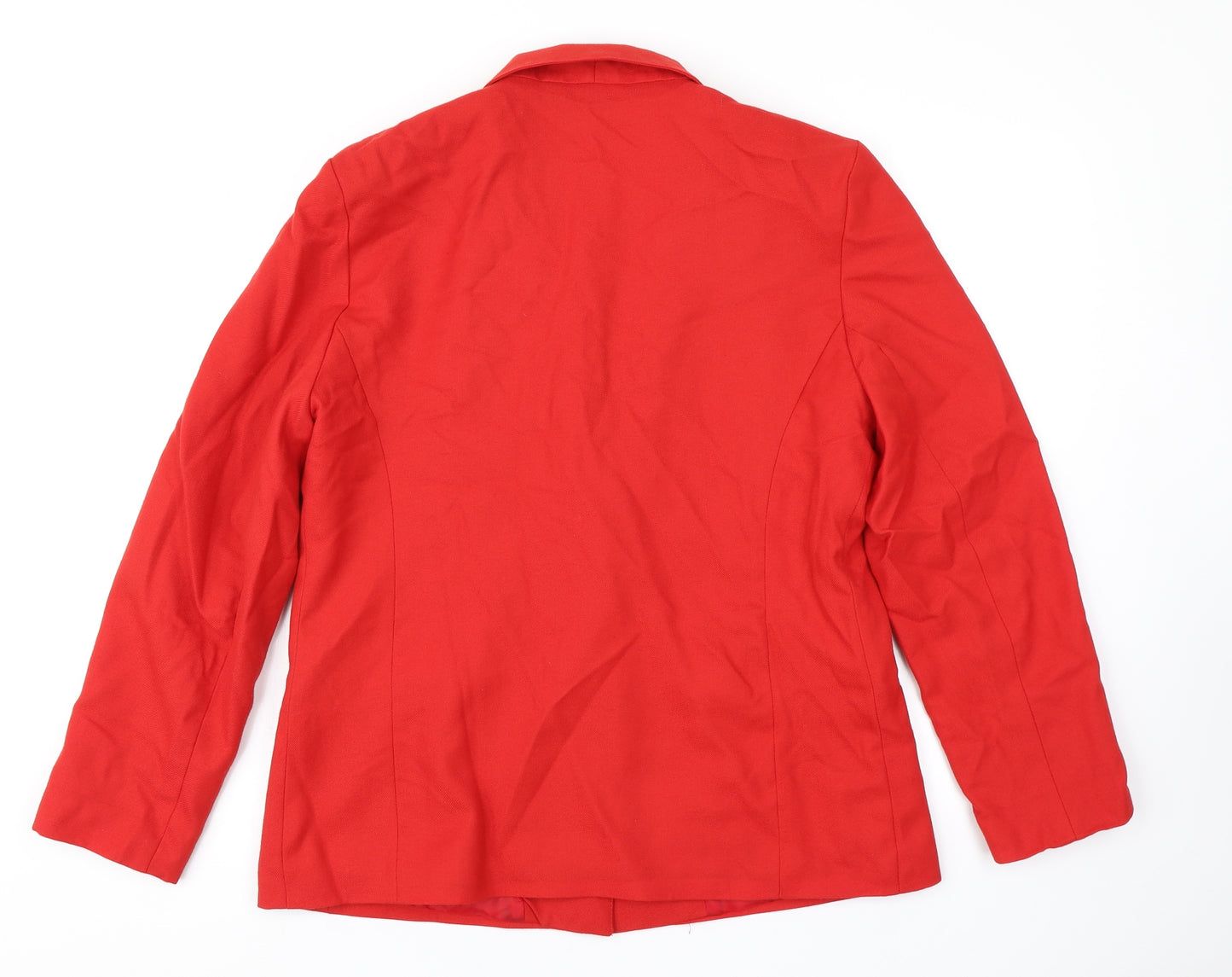 Debenhams Womens Red   Jacket Blazer Size 16