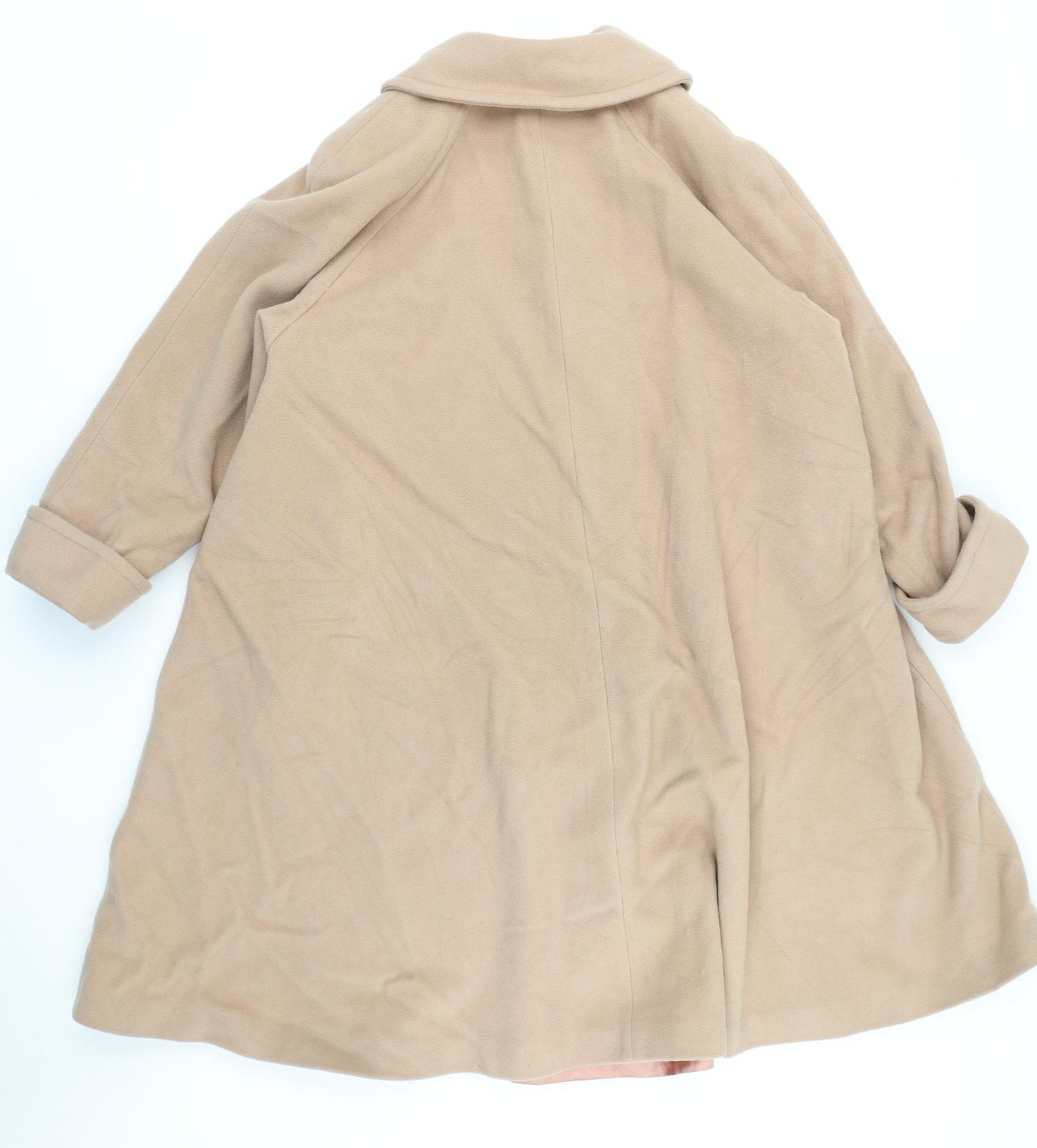 Laura Ashley Womens Brown   Overcoat Coat Size S