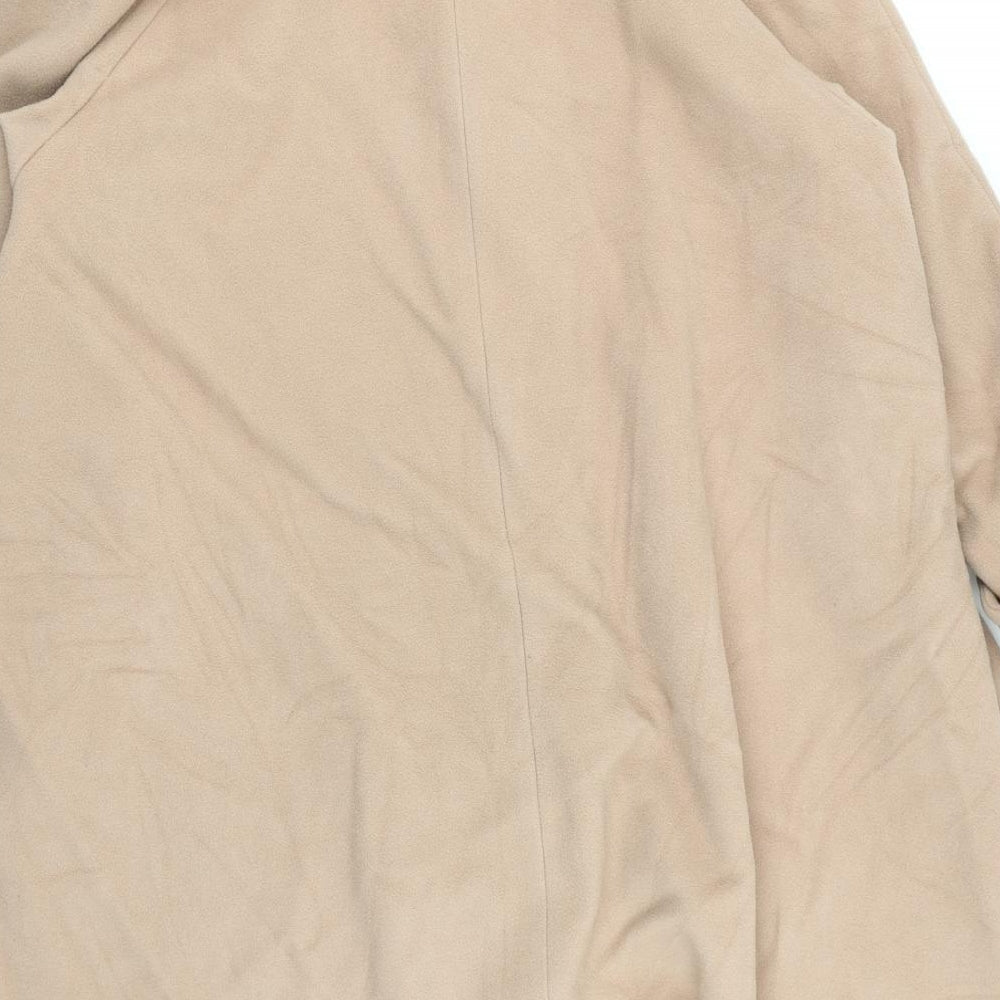 Laura Ashley Womens Brown   Overcoat Coat Size S