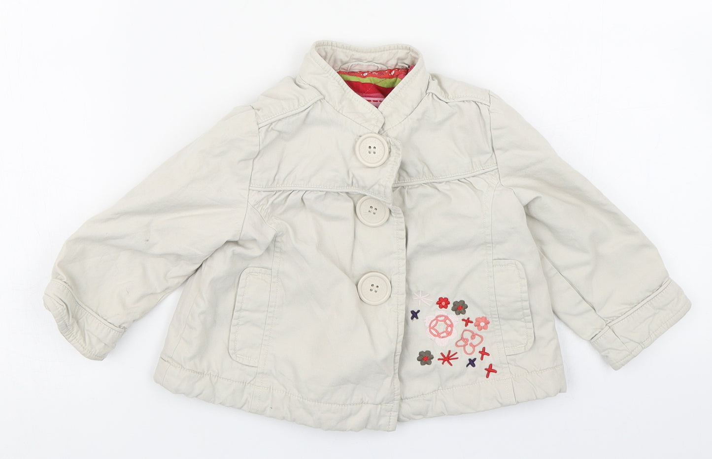 Rocha Little Rocha Girls Beige   Overcoat Coat Size 18-24 Months