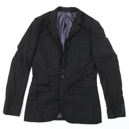 Topman Mens Black   Jacket Blazer Size 36