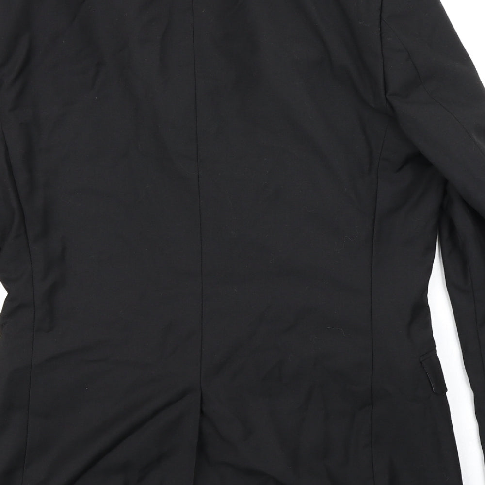 Topman Mens Black   Jacket Blazer Size 36