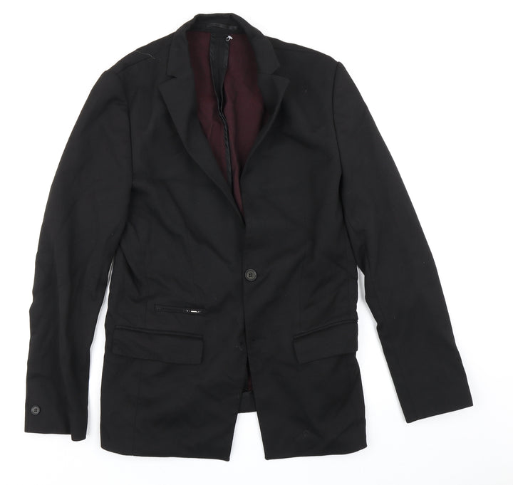 River Island Mens Black   Jacket Blazer Size 38