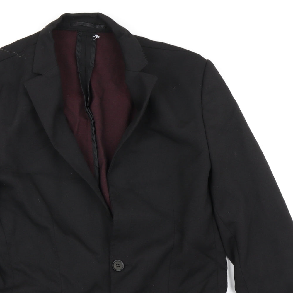 River Island Mens Black   Jacket Blazer Size 38